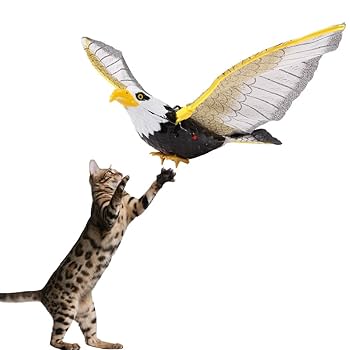 Amazon.co.jp: 猫 おもちゃ 鳥 電動 動く鳥おもちゃ 空飛ぶ鳥の